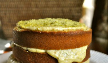 Pistachio & Coconut Layer Cake